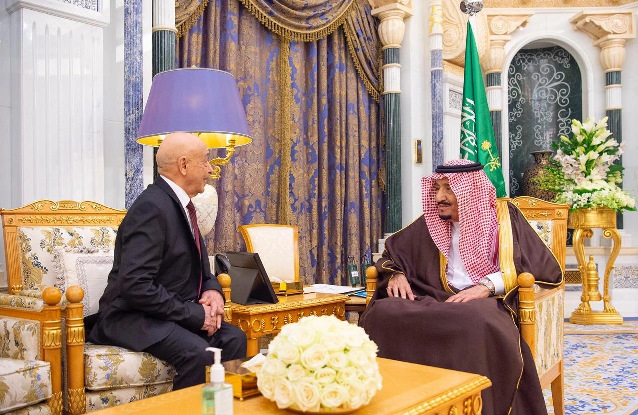 سيدي خادم الحرمين الشريفين يستقبل رئيس مجلس النواب الليبي - صورة 1