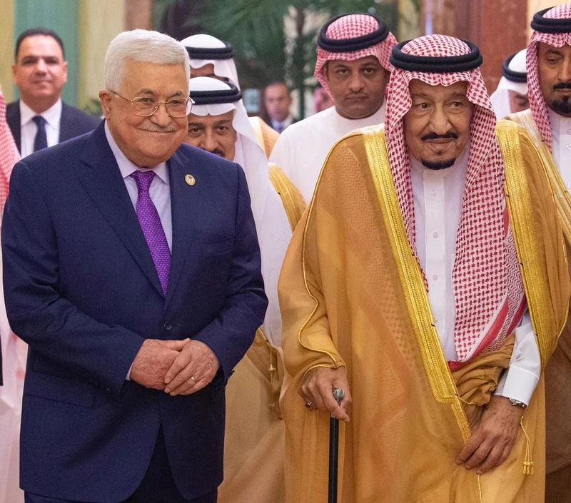 سيدي خادم الحرمين الشريفين يستقبل رئيس دولة فلسطين - صورة 6