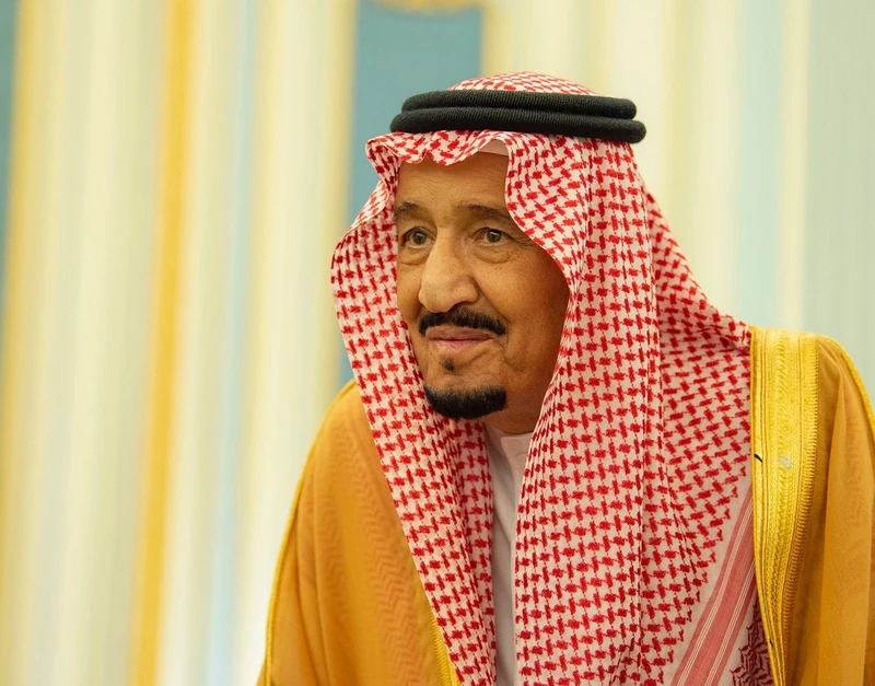 سيدي خادم الحرمين الشريفين خلال استقباله رئيسة جمهورية سنغافورة - صورة 2