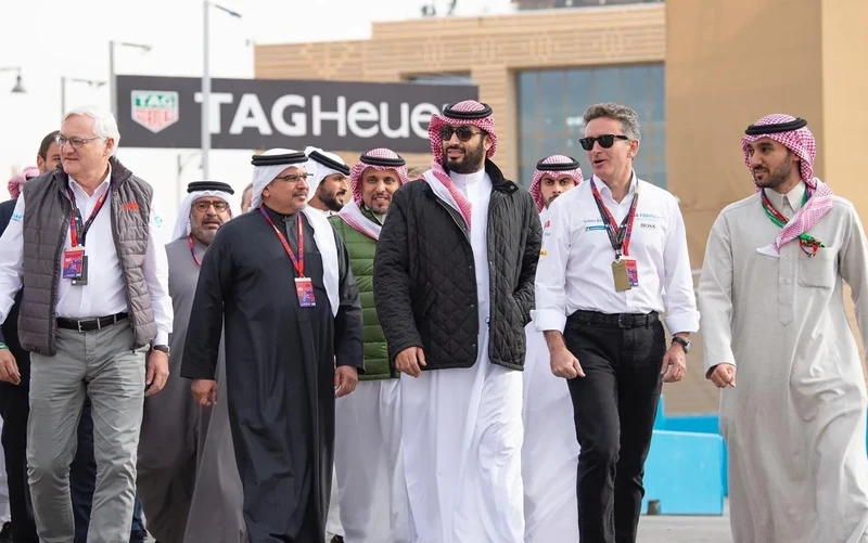 سمو سيدي ولي العهد يشهد انطلاقة بطولة فورمولا إي بالدرعية - صورة 14