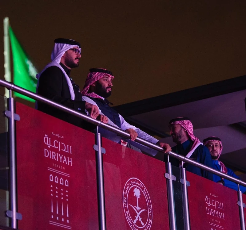 سمو سيدي ولي العهد يزور ميدان الدرعية ويحضر نزال الملاكمة التاريخي - صورة 10