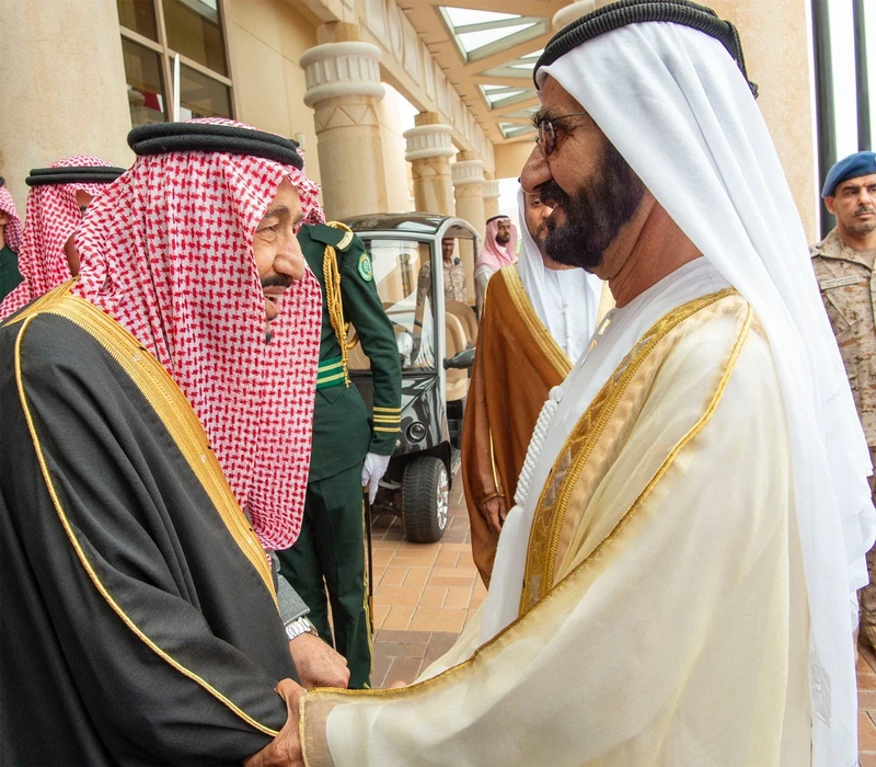 سيدي خادم الحرمين الشريفين يستقبل قادة دول مجلس التعاون - صورة 6