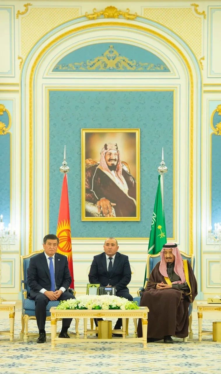 سيدي خادم الحرمين الشريفين يستقبل رئيس جمهورية قرغيزستان - صورة 25