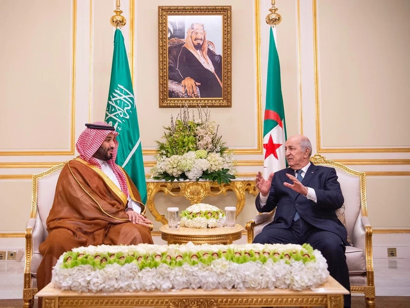سمو سيدي ولي العهد يجتمع مع رئيس الجمهورية الجزائرية - صورة 2