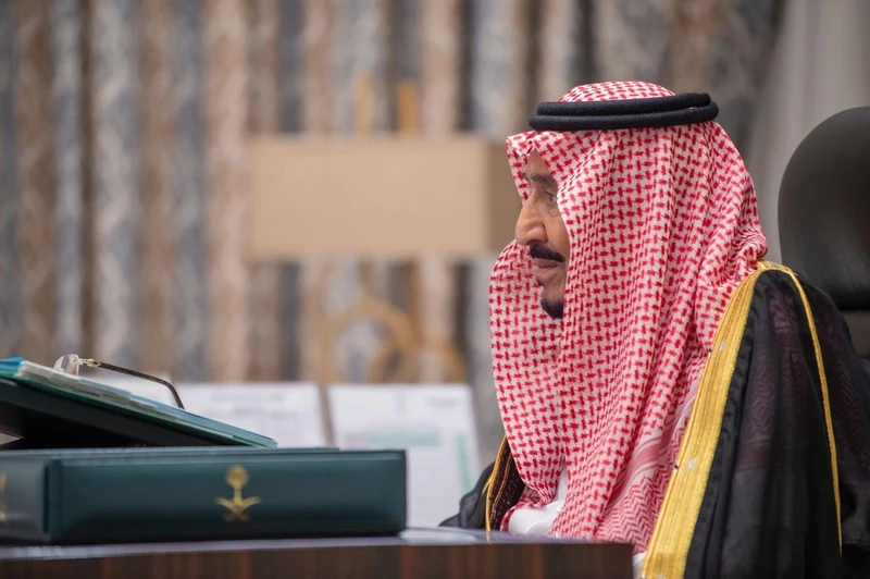سيدي خادم الحرمين الشريفين يرأس جلسة مجلس الوزراء عبر الاتصال المرئي - صورة 3