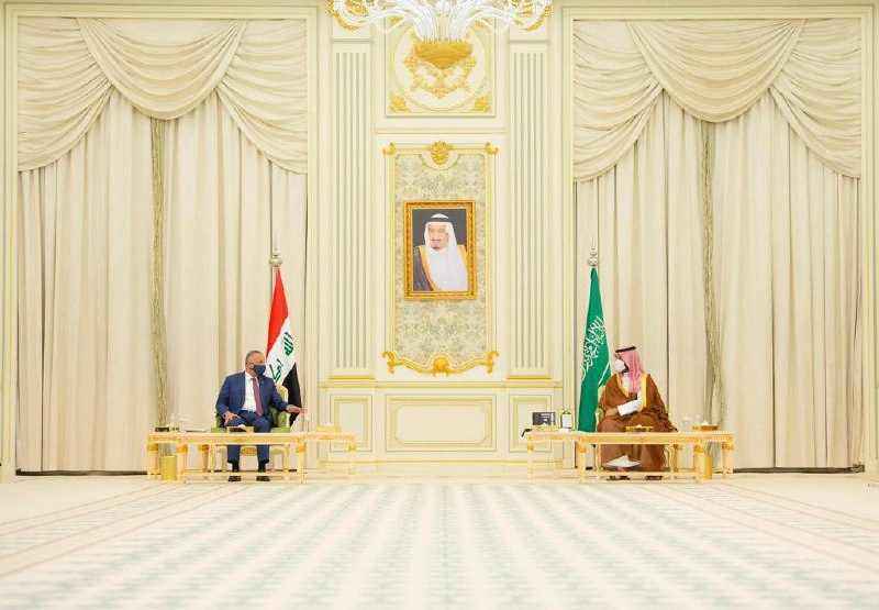 سمو سيدي ولي العهد يستقبل رئيس وزراء العراق في الديوان الملكي - صورة 1