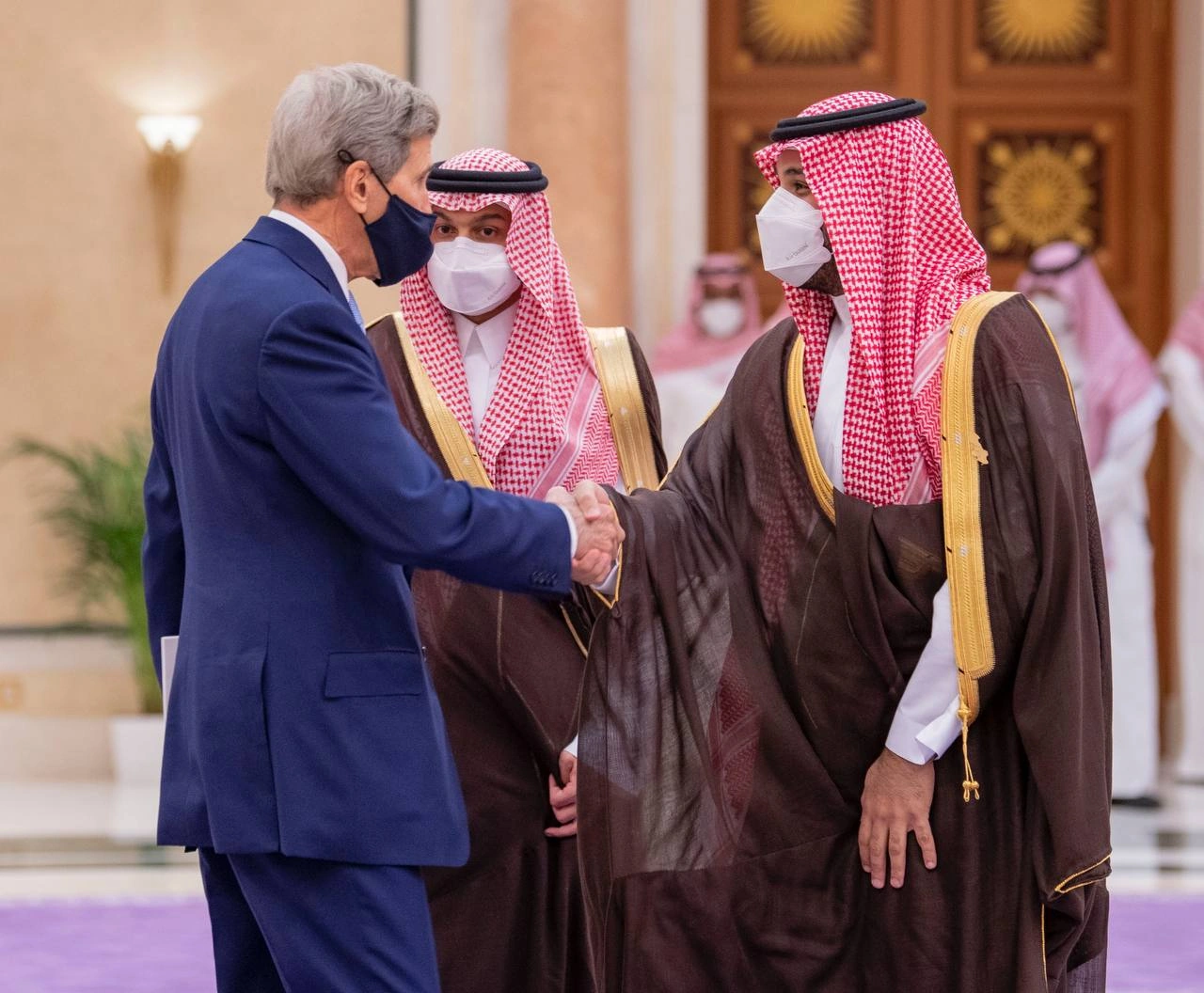 سمو سيدي ولي العهد يستقبل قادة العالم المشاركين في قمة مبادرة الشرق الأوسط الأخضر - صورة 1