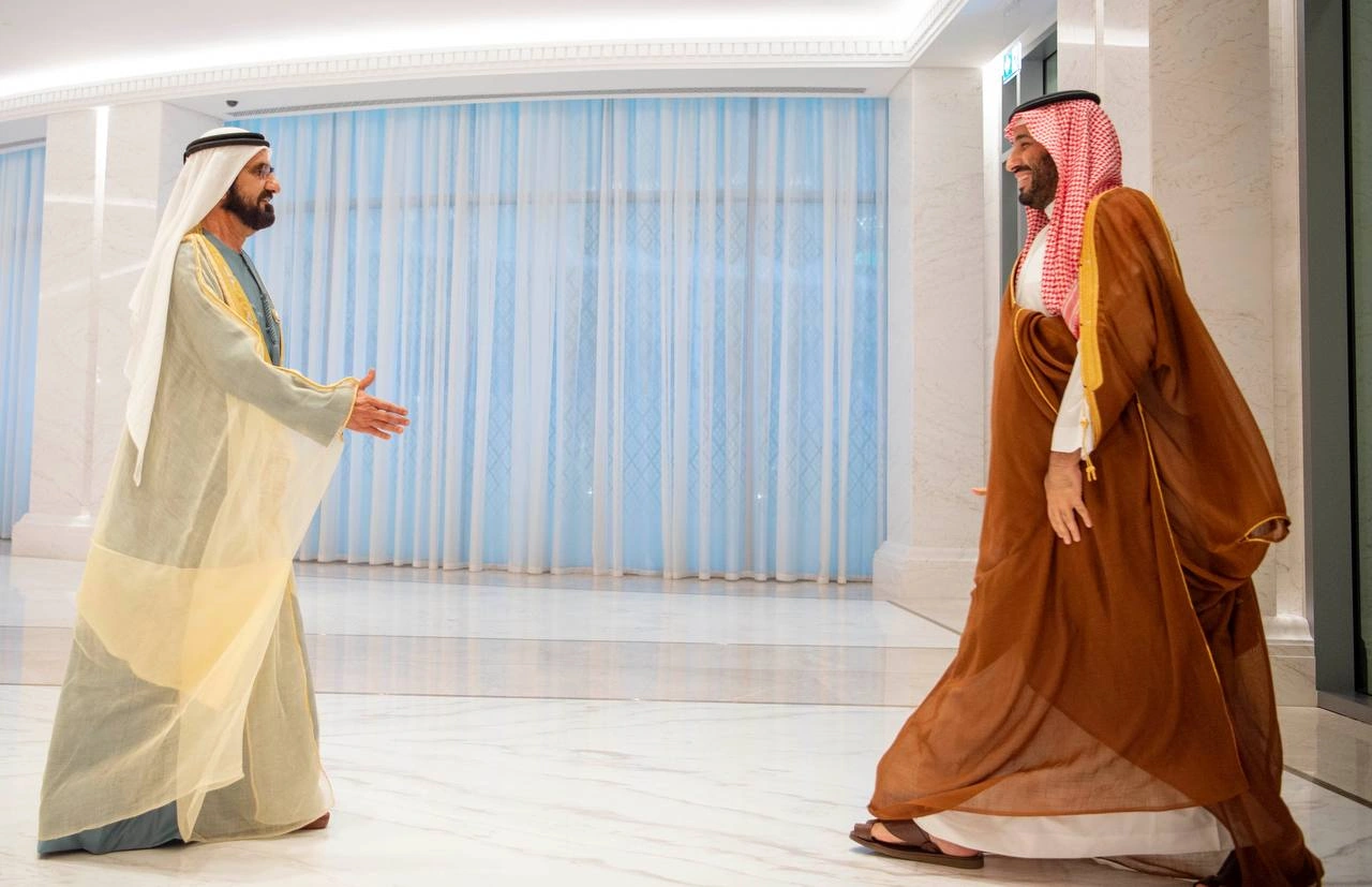 سمو سيدي ولي العهد يزور إكسبو 2020 والشيخ محمد بن راشد في مقدمة مستقبليه - صورة 1