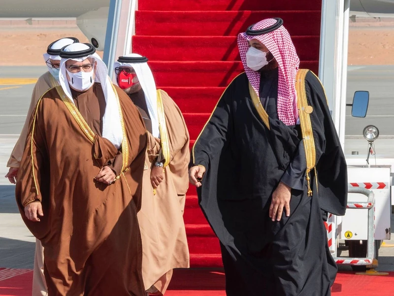سمو سيدي ولي العهد يستقبل قادة ورؤساء وفود دول مجلس التعاون - صورة 7