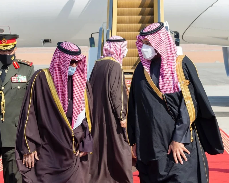 سمو سيدي ولي العهد يستقبل قادة ورؤساء وفود دول مجلس التعاون - صورة 10