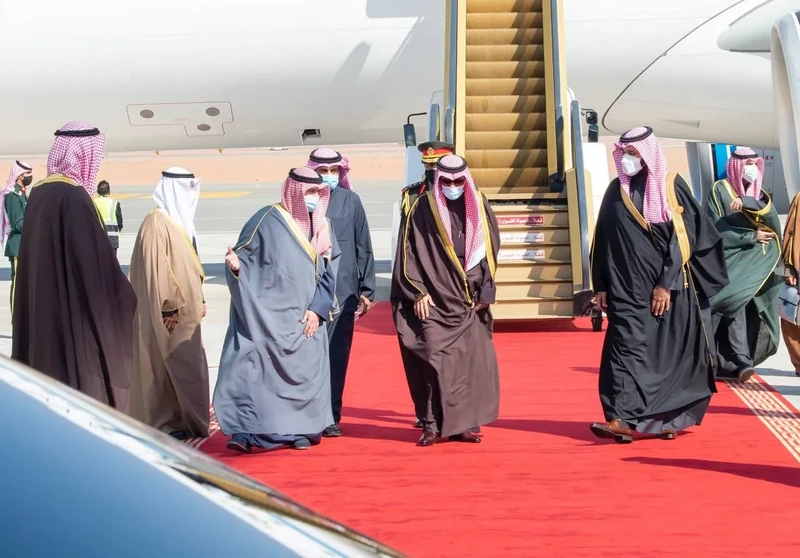 سمو سيدي ولي العهد يستقبل قادة ورؤساء وفود دول مجلس التعاون - صورة 11