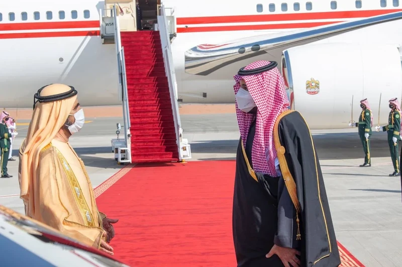 سمو سيدي ولي العهد يستقبل قادة ورؤساء وفود دول مجلس التعاون - صورة 12