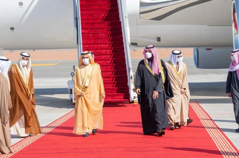 سمو سيدي ولي العهد يستقبل قادة ورؤساء وفود دول مجلس التعاون - صورة 14
