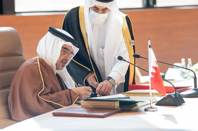 سمو سيدي ولي العهد يستقبل قادة ورؤساء وفود دول مجلس التعاون - صورة 21