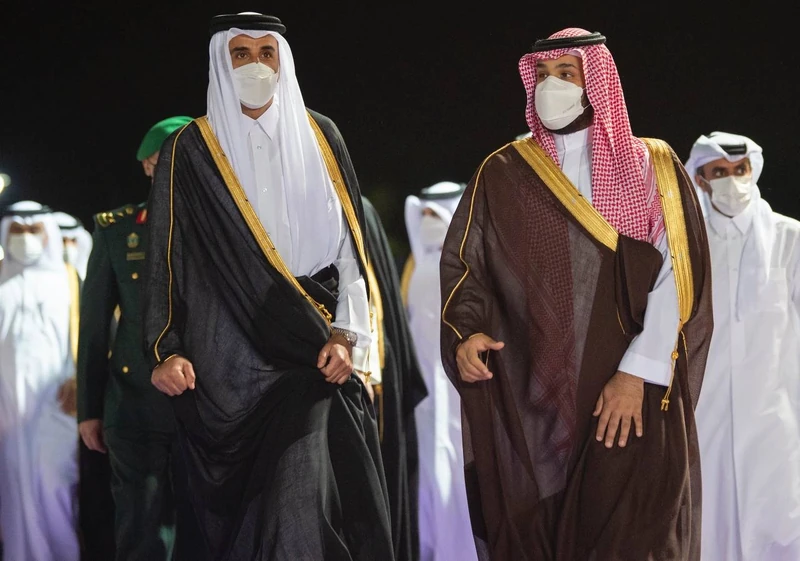 سمو سيدي ولي العهد يستقبل سمو أمير دولة قطر الشيخ تميم بن حمد - صورة 5