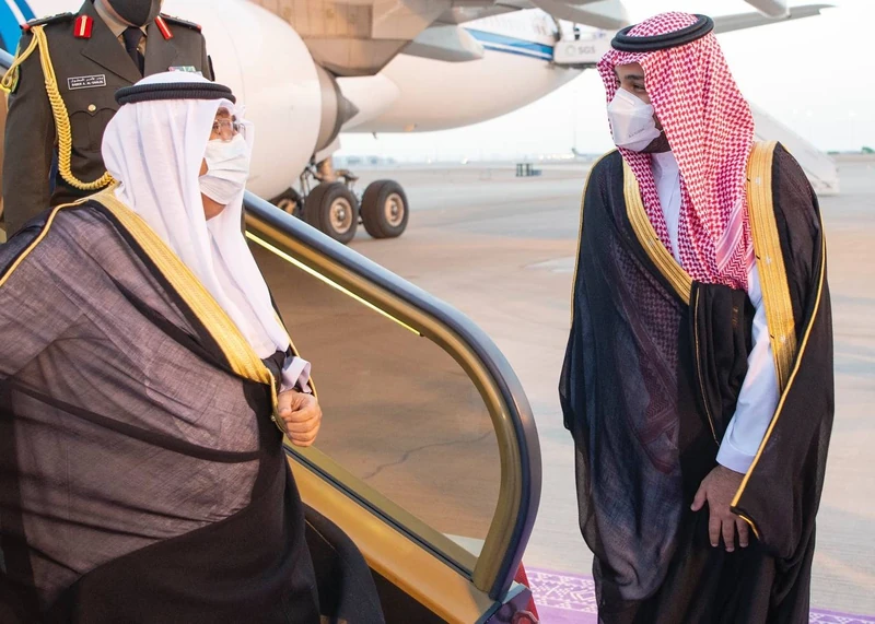 سمو سيدي ولي العهد يستقبل سمو ولي عهد الكويت الشيخ مشعل الصباح - صورة 6