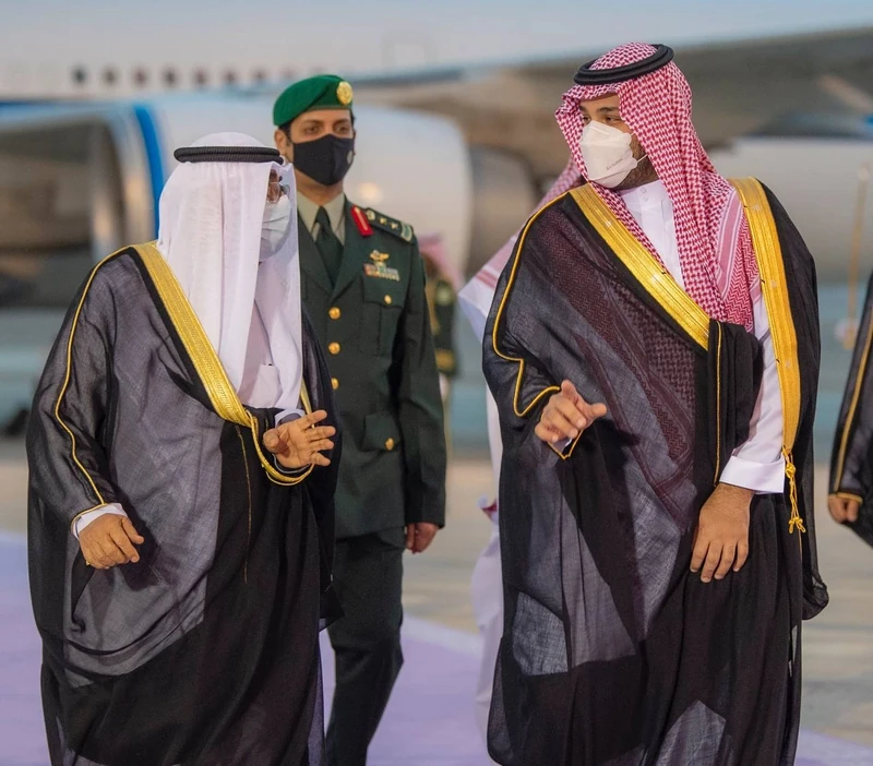 سمو سيدي ولي العهد يستقبل سمو ولي عهد الكويت الشيخ مشعل الصباح - صورة 7