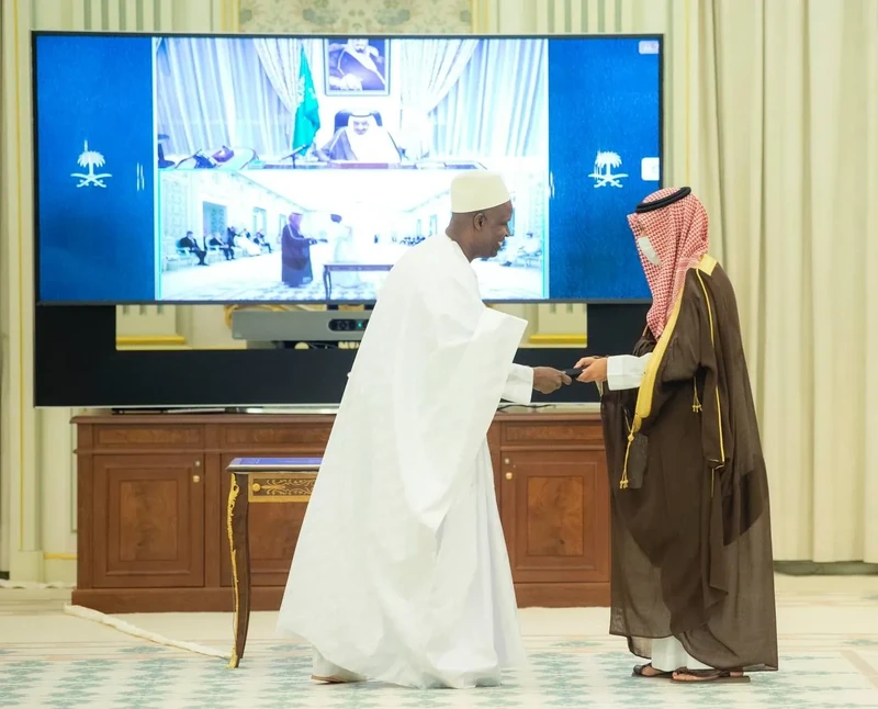 سفراء دول شقيقة وصديقة يقدمون أوراق اعتمادهم أمام سيدي خادم الحرمين الشريفين - صورة 15
