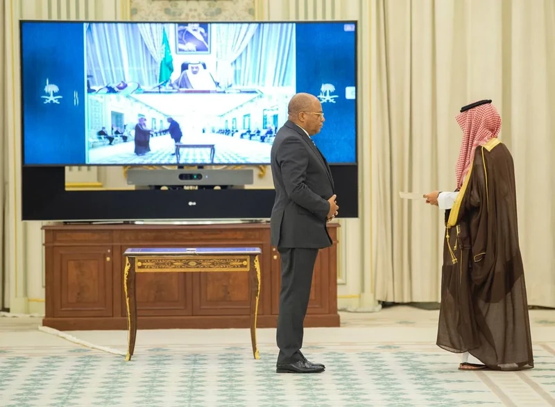 سفراء دول شقيقة وصديقة يقدمون أوراق اعتمادهم أمام سيدي خادم الحرمين الشريفين - صورة 22