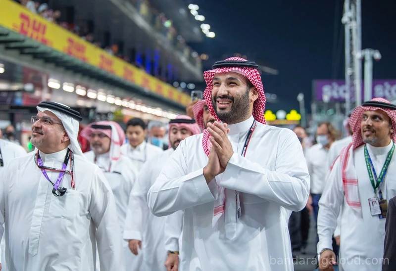 سمو سيدي ولي العهد يشهد سباق جائزة السعودية الكبرى STC للفورمولا 1 - صورة 6