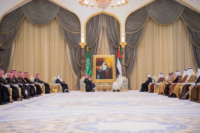 سمو سيدي ولي العهد وسمو ولي عهد أبوظبي يعقدان جلسة مباحثات - صورة 3