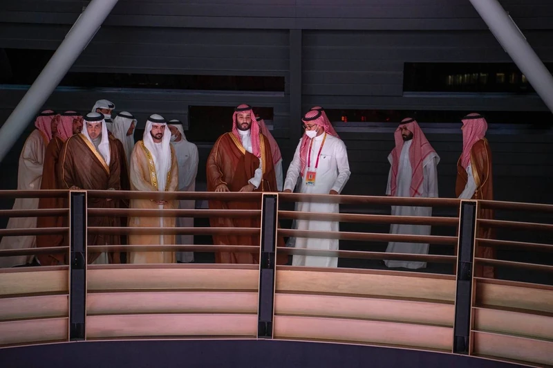سمو سيدي ولي العهد يزور الجناح السعودي في معرض إكسبو 2020 - صورة 2