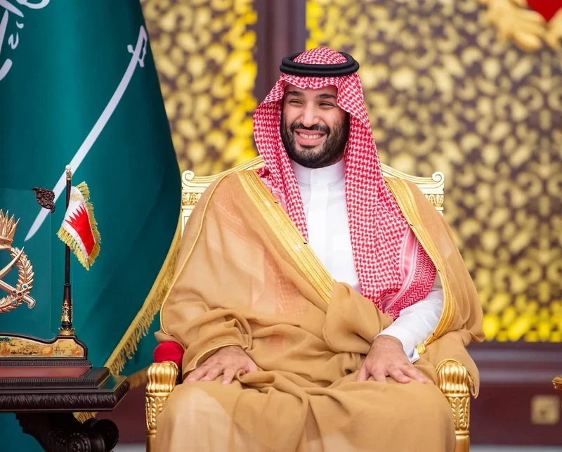 مراسم استقبال رسمية لسمو سيدي ولي العهد في قصر الصخير في العاصمة البحرينية المنامة بمناسبة زيارته الرسمية - صورة 12