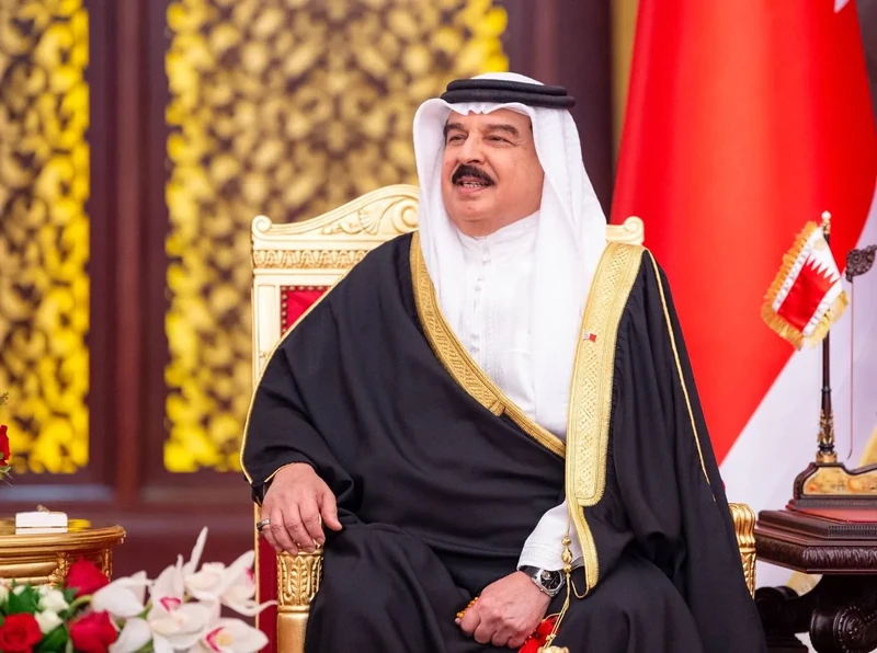 مراسم استقبال رسمية لسمو سيدي ولي العهد في قصر الصخير في العاصمة البحرينية المنامة بمناسبة زيارته الرسمية - صورة 13