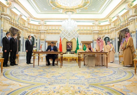 سيدي خادم الحرمين الشريفين وفخامة رئيس جمهورية الصين الشعبية