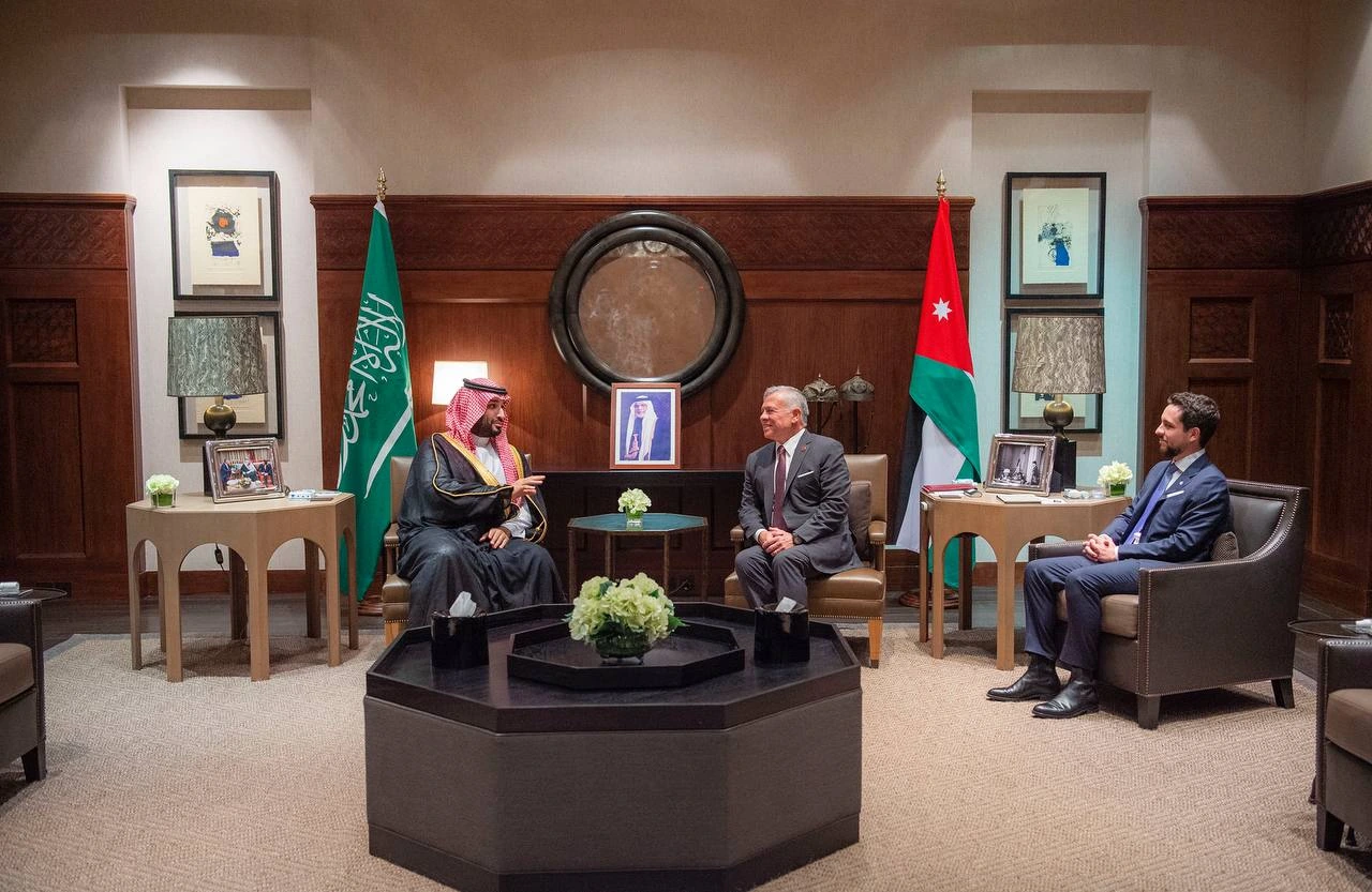 سمو سيدي ولي العهد وجلالة ملك الأردن يعقدان لقاءً ثنائياً وجلسة مباحثات موسعة - صورة 1