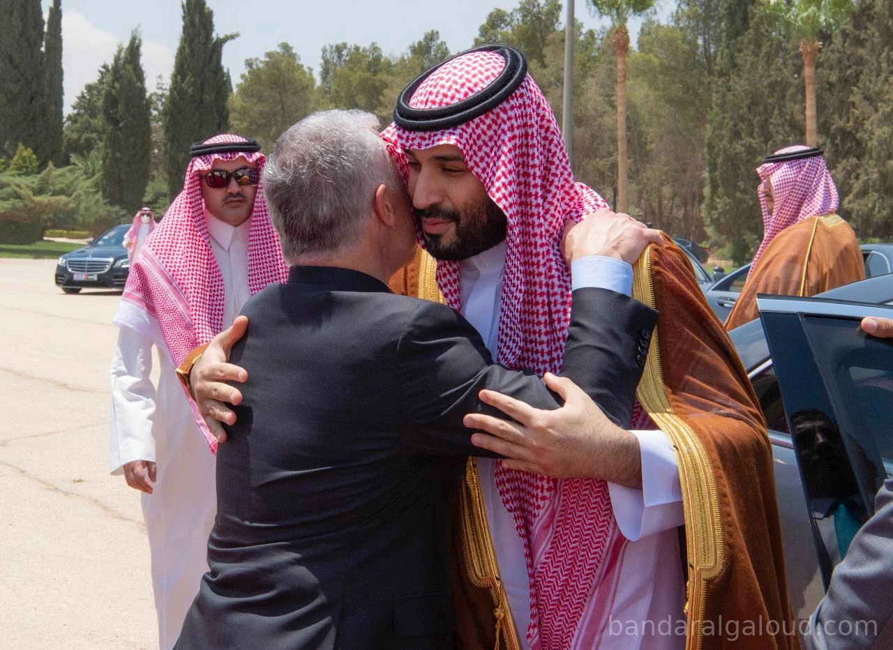 سمو سيدي ولي العهد يغادر العاصمة الأردنية عمان وفي مقدمة مودعيه جلالة ملك الأردن - صورة 1