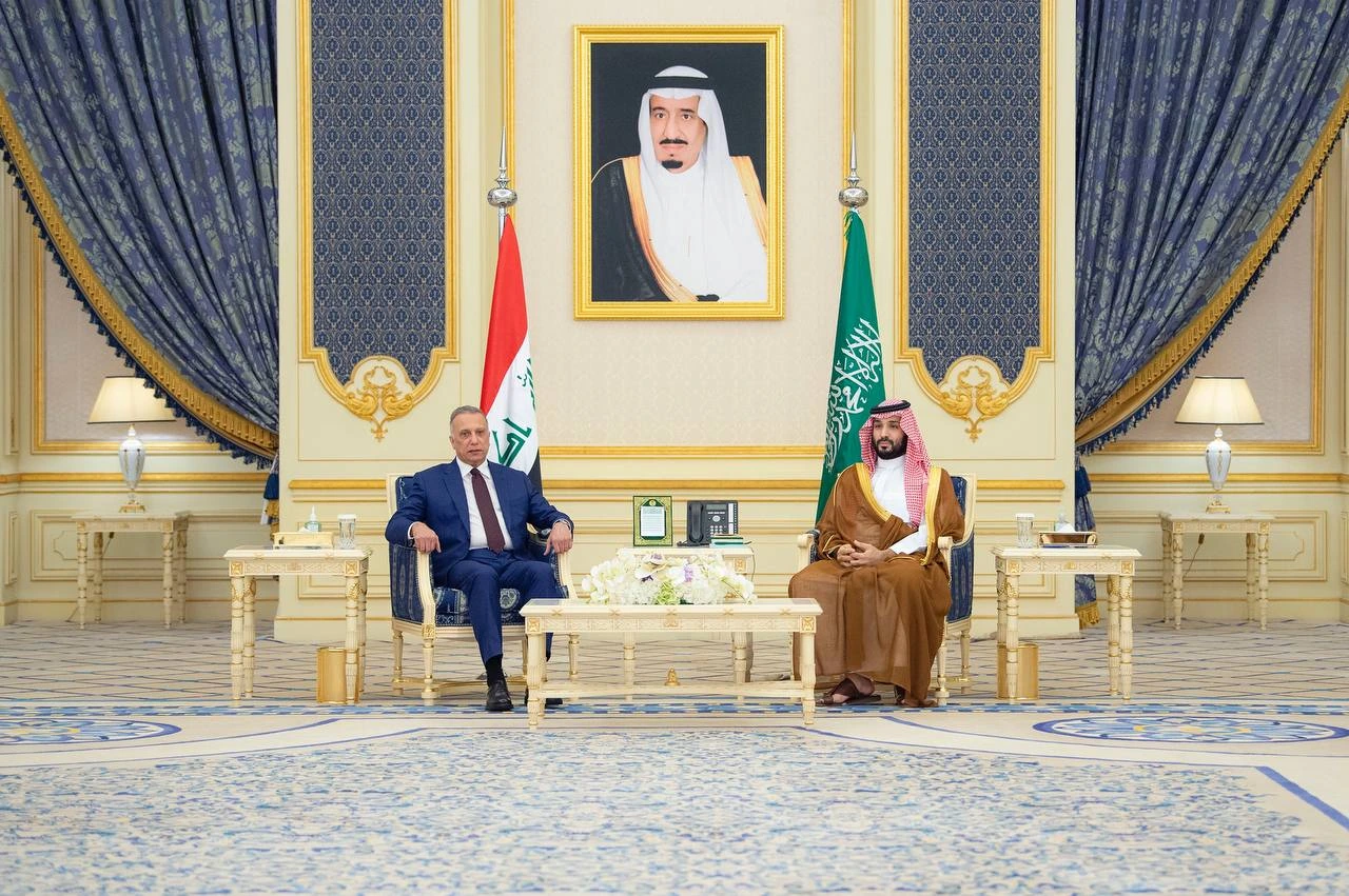 سمو سيدي ولي العهد يجتمع في قصر السلام بجدة مع رئيس وزراء العراق - صورة 1