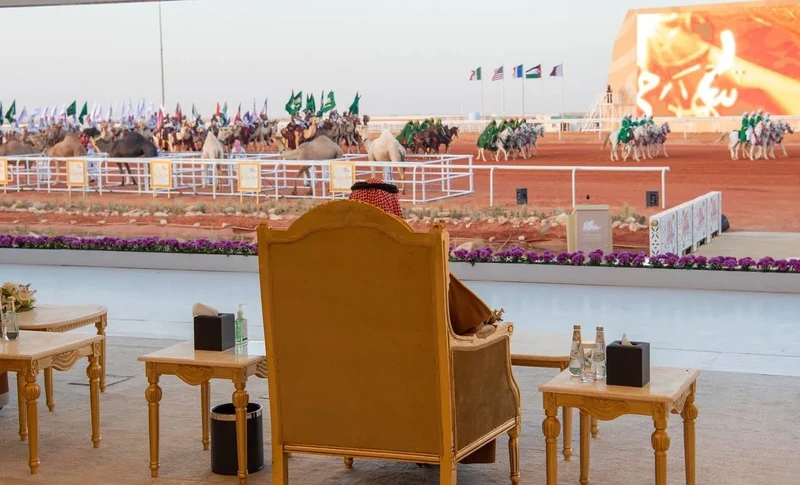 سمو سيدي ولي العهد يرعى ختام مهرجان الملك عبدالعزيز للإبل نيابة عن سيدي خادم الحرمين الشريفين - صورة 13