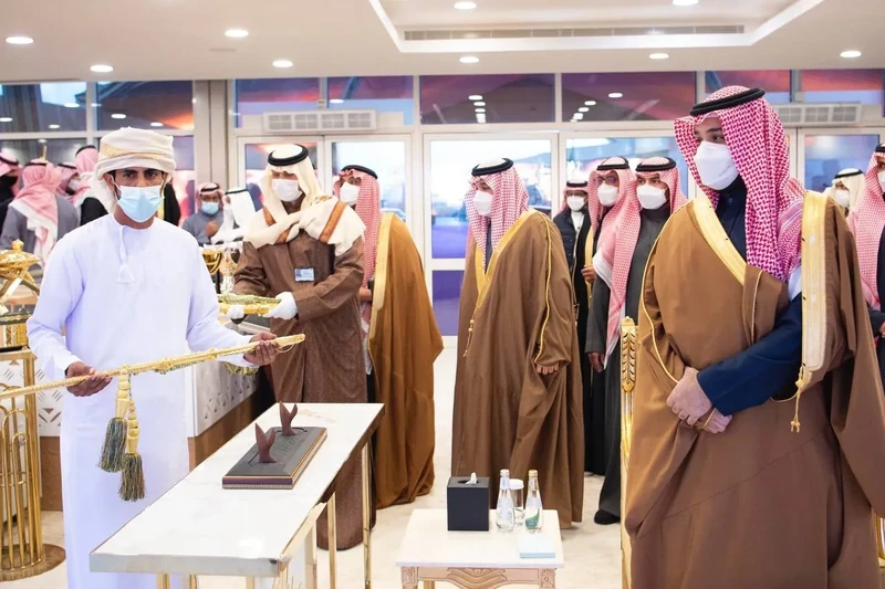 سمو سيدي ولي العهد يرعى ختام مهرجان الملك عبدالعزيز للإبل نيابة عن سيدي خادم الحرمين الشريفين - صورة 18