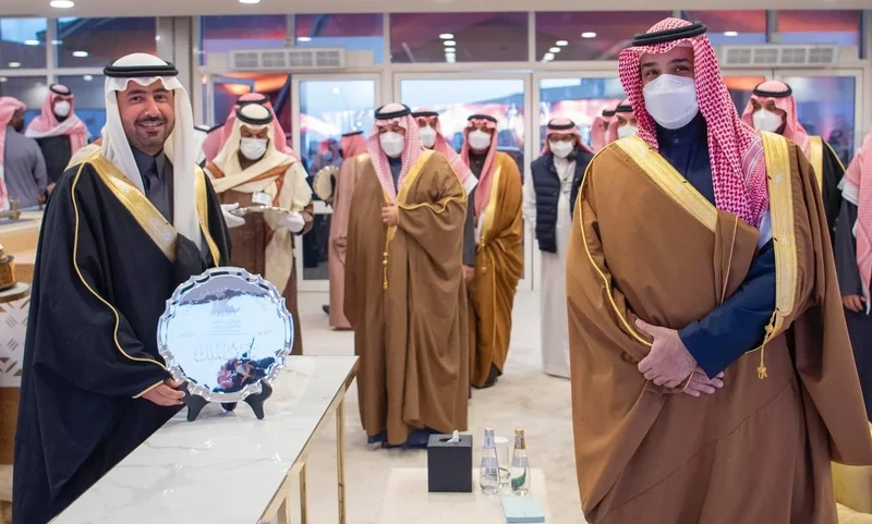 سمو سيدي ولي العهد يرعى ختام مهرجان الملك عبدالعزيز للإبل نيابة عن سيدي خادم الحرمين الشريفين - صورة 23