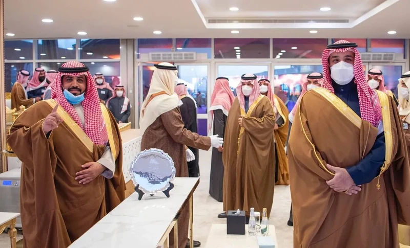 سمو سيدي ولي العهد يرعى ختام مهرجان الملك عبدالعزيز للإبل نيابة عن سيدي خادم الحرمين الشريفين - صورة 41