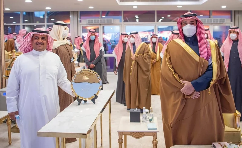 سمو سيدي ولي العهد يرعى ختام مهرجان الملك عبدالعزيز للإبل نيابة عن سيدي خادم الحرمين الشريفين - صورة 44