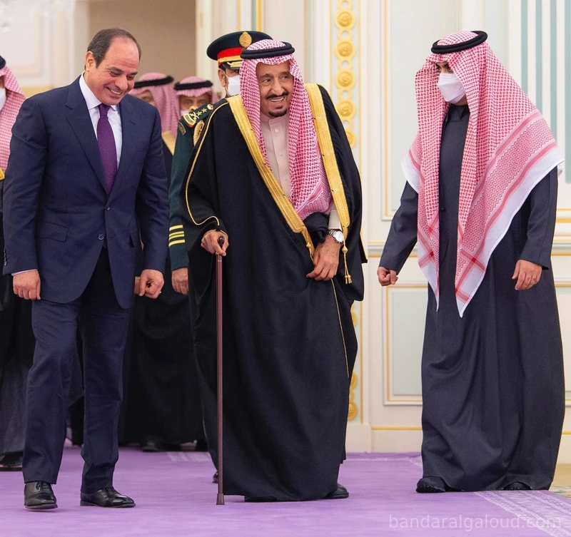 سيدي خادم الحرمين الشريفين يستقبل رئيس جمهورية مصر العربية ويقيم مأدبة غداء تكريماً لفخامته - صورة 6