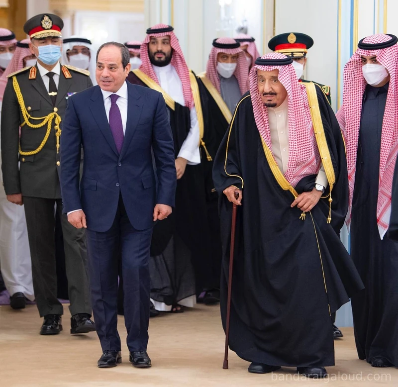 سيدي خادم الحرمين الشريفين يستقبل رئيس جمهورية مصر العربية ويقيم مأدبة غداء تكريماً لفخامته - صورة 10