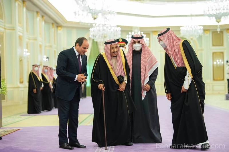 سيدي خادم الحرمين الشريفين يستقبل رئيس جمهورية مصر العربية ويقيم مأدبة غداء تكريماً لفخامته - صورة 14