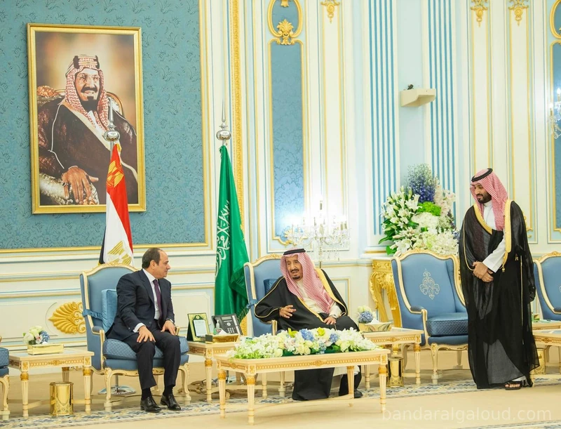 سيدي خادم الحرمين الشريفين يستقبل رئيس جمهورية مصر العربية ويقيم مأدبة غداء تكريماً لفخامته - صورة 16