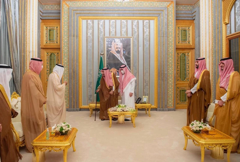 سيدي خادم الحرمين الشريفين يستقبل أصحاب السمو أمراء المناطق بمناسبة اجتماعهم السنوي التاسع والعشرين - صورة 7