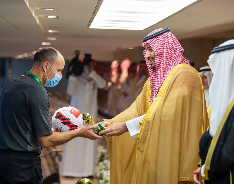 تشريف سمو سيدي ولي العهد لنهائي بطولة كأس خادم الحرمين الشريفين بجدة. - صورة 6
