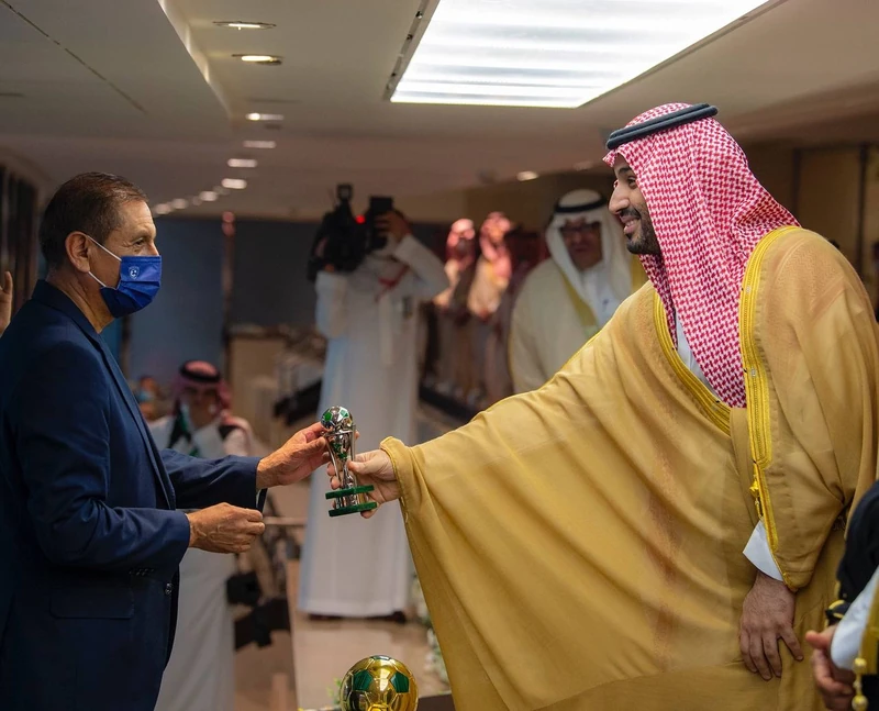 تشريف سمو سيدي ولي العهد لنهائي بطولة كأس خادم الحرمين الشريفين بجدة. - صورة 12