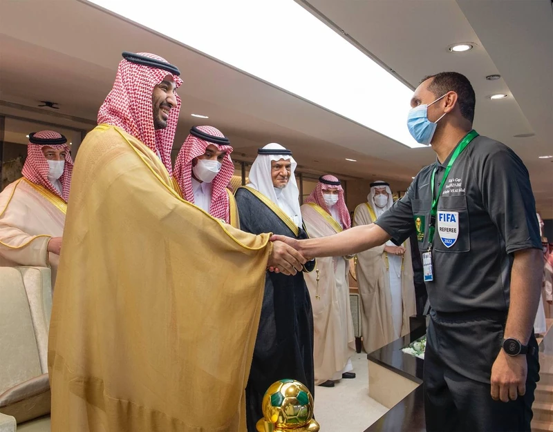 تشريف سمو سيدي ولي العهد لنهائي بطولة كأس خادم الحرمين الشريفين بجدة. - صورة 14