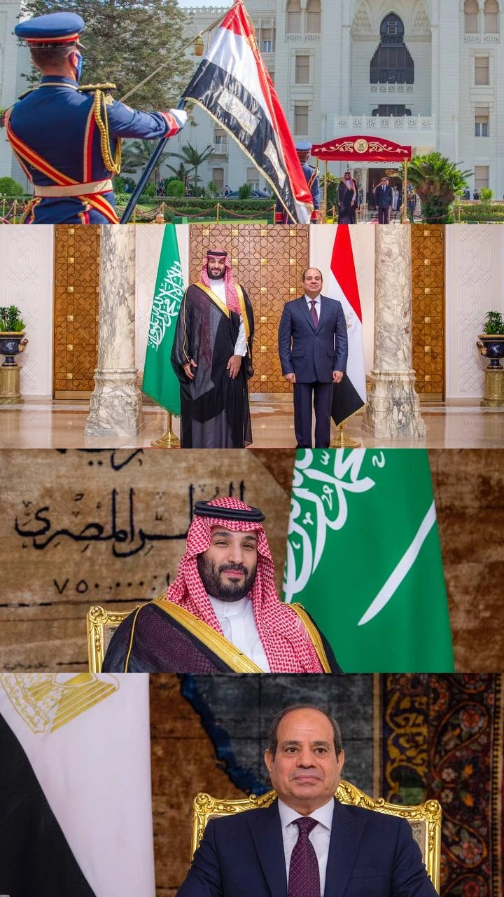 سمو سيدي ولي العهد ورئيس جمهورية مصر يعقدان لقاءً ثنائياً في قصر الاتحادية - صورة 6