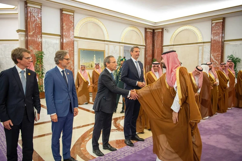 سمو سيدي ولي العهد يستقبل المستشار الألماني في قصر السلام بجدة - صورة 7