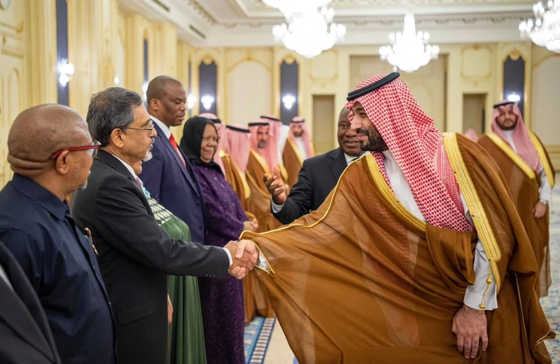 سمو سيدي ولي العهد يستقبل رئيس جنوب أفريقيا ويقيم مراسم استقبال رسمية - صورة 6