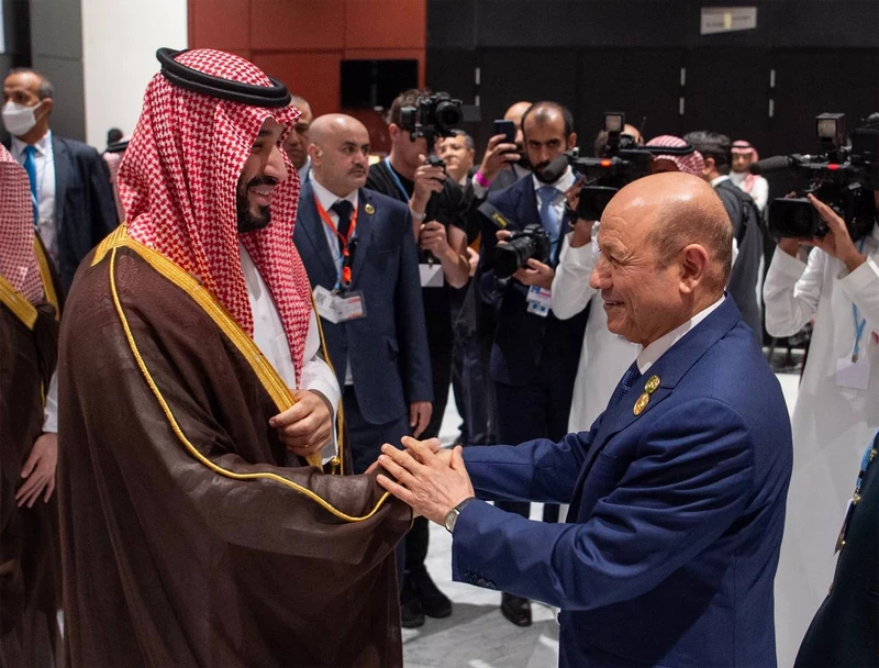 انطلاق النسخة الثانية من قمة مبادرة الشرق الأوسط الأخضر 2022 برئاسة مشتركة بين سمو سيدي ولي العهد وفخامة الرئيس المصري. - صورة 12