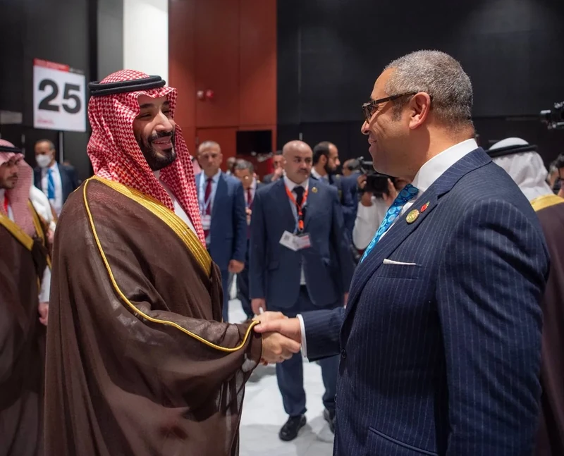 انطلاق النسخة الثانية من قمة مبادرة الشرق الأوسط الأخضر 2022 برئاسة مشتركة بين سمو سيدي ولي العهد وفخامة الرئيس المصري. - صورة 15